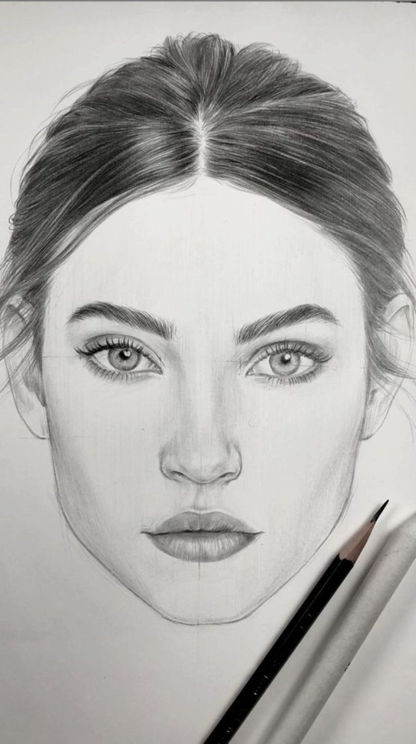 How To Draw A Girl Face With Pencil Sketch Step By St - vrogue.co