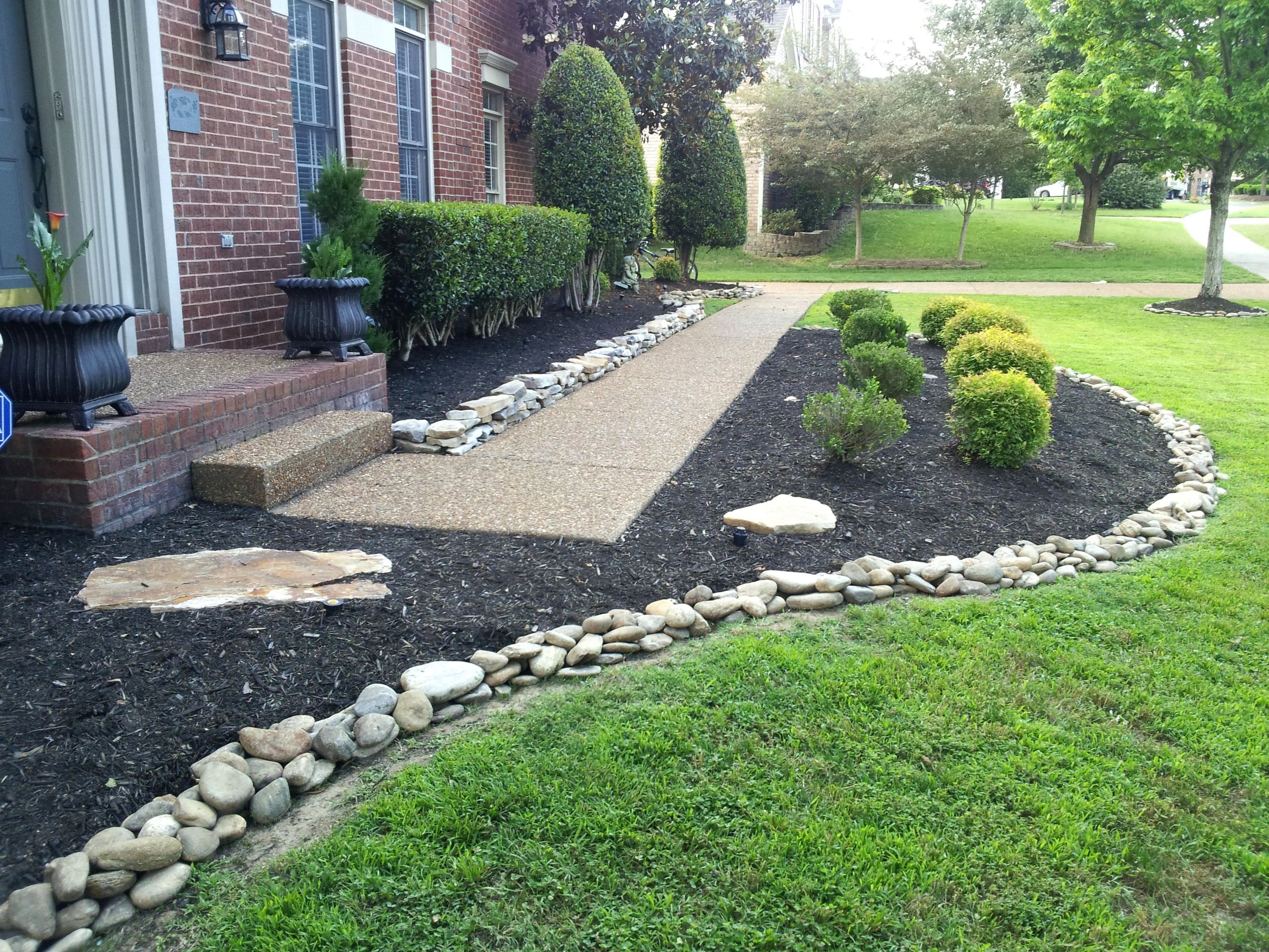 Pinterest Rocks Border In Desertscape Front Yard In Colorado