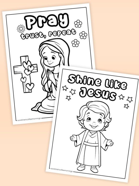 Bible Coloring Pages for Kids to Inspire Faith ...