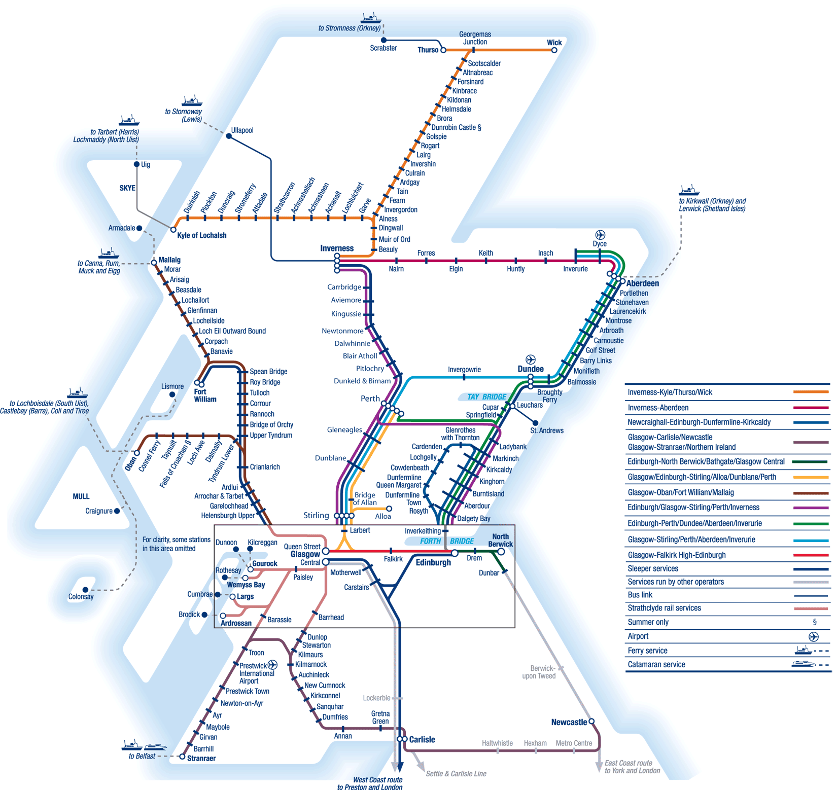 Train Routes In Scotland Map | US States Map