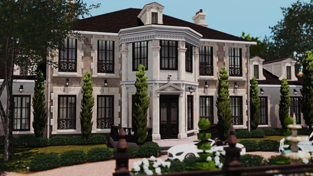 The Moncler Residence | 50x50 | Residential in 2024 | The sims 4 lots ...