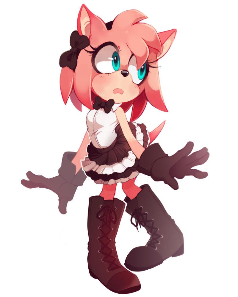 Amy Rose DressUP Fancy by TheMonstersBride Sonic The Hedgehog, Hedgehog ...