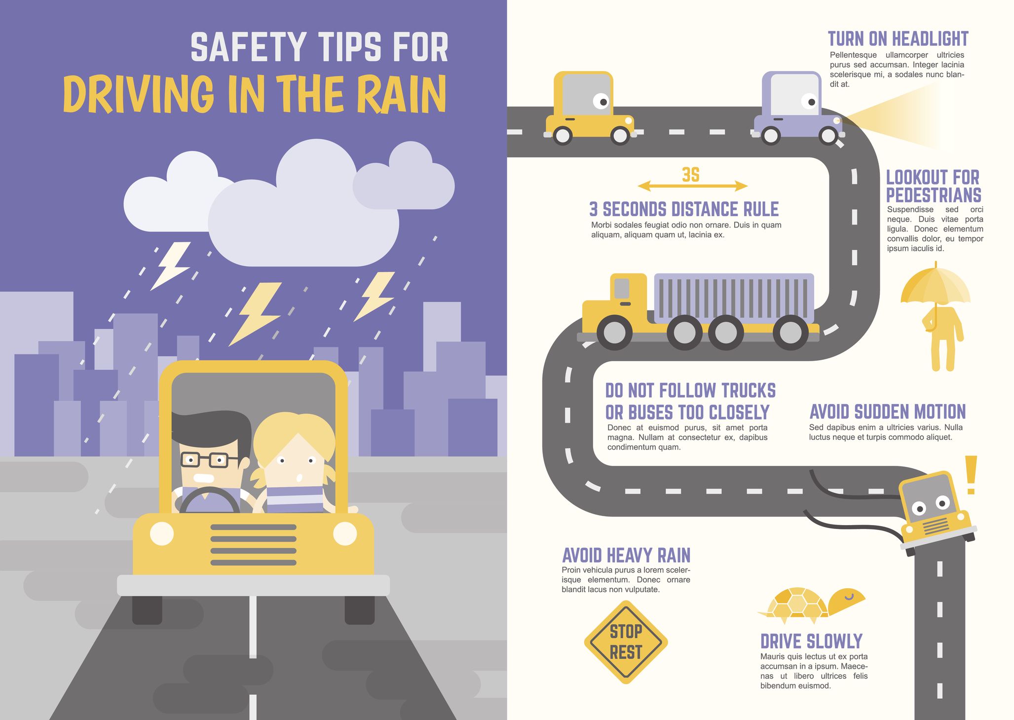 Raining Safety Tips