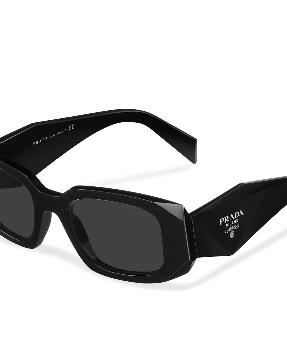 Slate Gray Lenses Prada Symbole sunglasses | Prada | Sunglasses, Runway ...