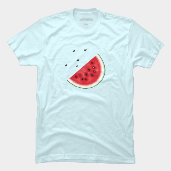 Watermelon T Shirt By Oblaka Design By Humans in 2020 | T shirt ...