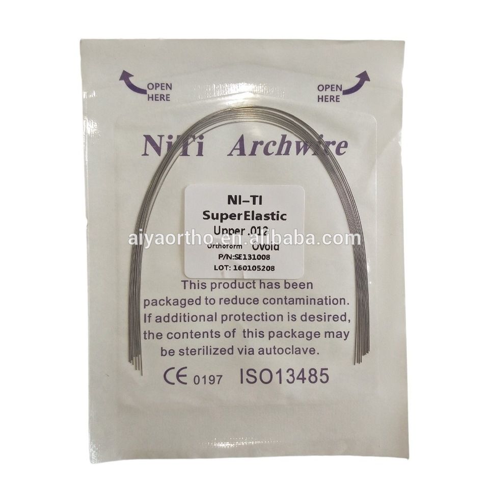 Dental Orthodontic Niti Super Elastic Archwires Round Natural ...