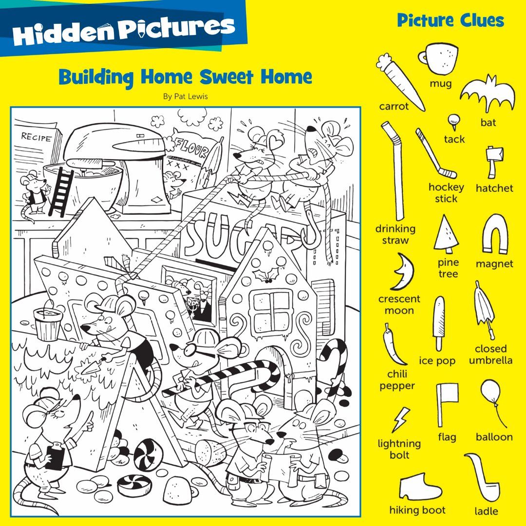 Building Home | Hidden pictures, Hidden pictures printables, Hidden ...