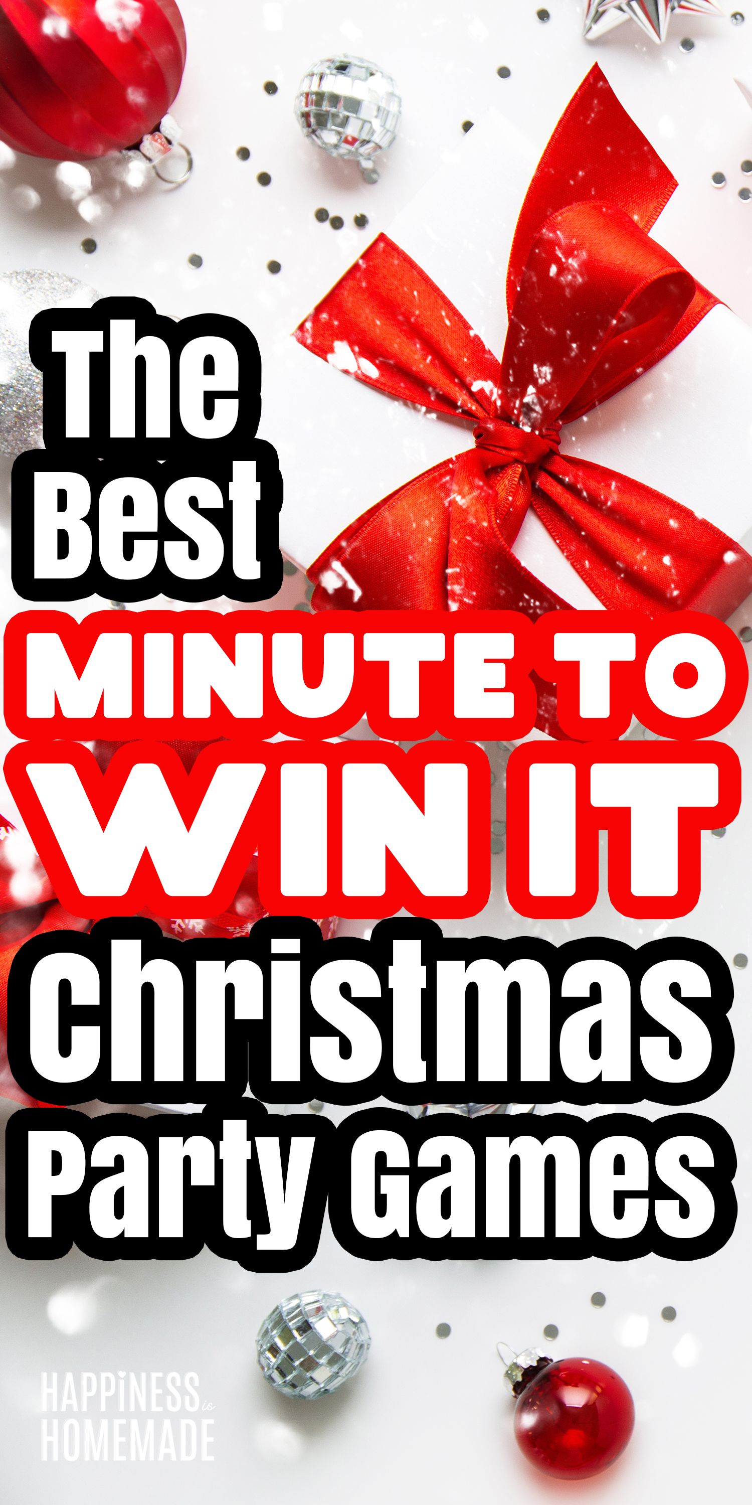 Minute to Win It Christmas Games for All Ages | Fun christmas games ...