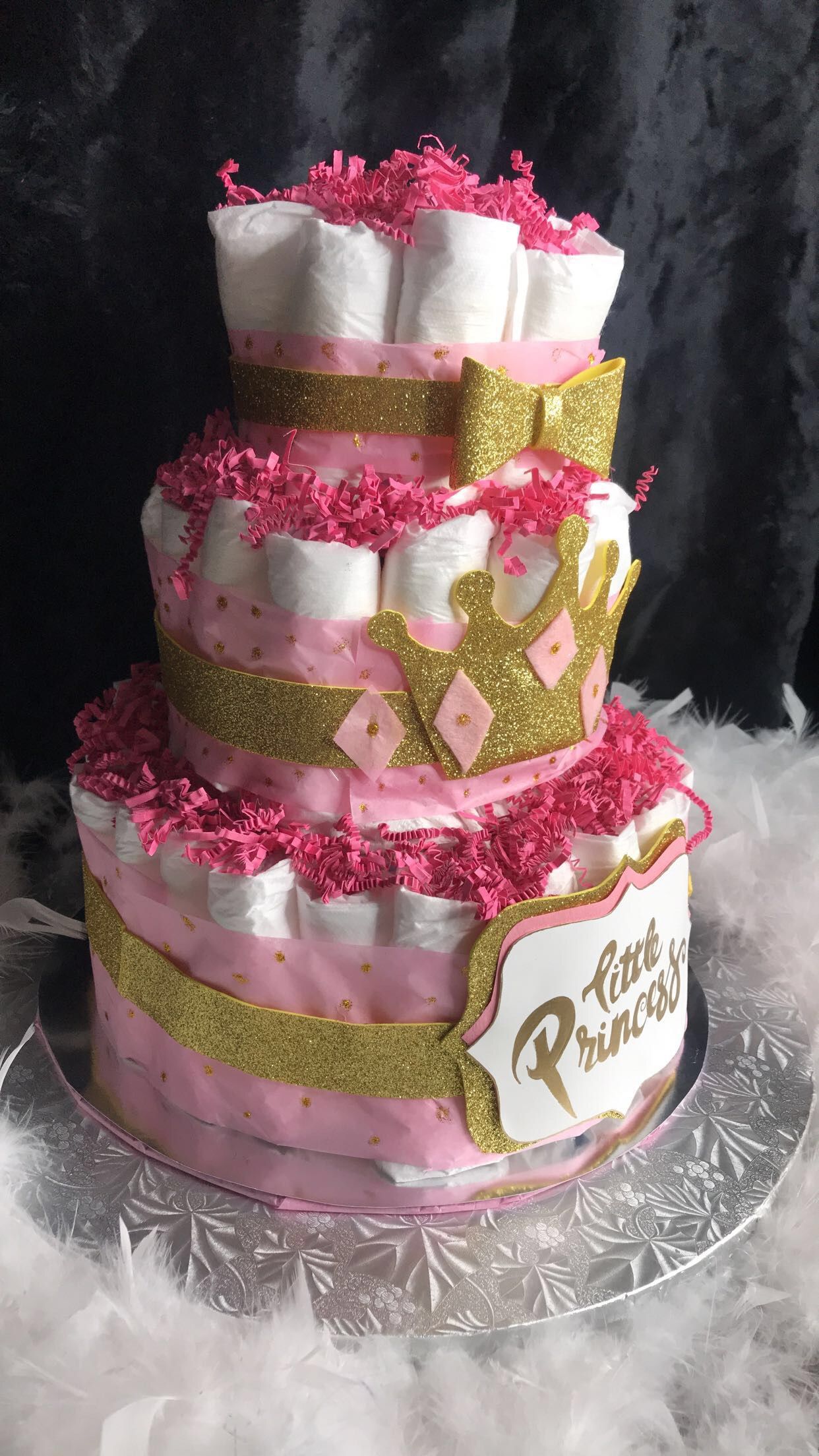 Pin by Yanery Valdez on Pastel de pañales | Diaper cake, Cake, Desserts