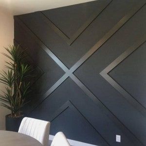 Dimensional Accent Wall Kit Custom Wall Moulding Kit - Etsy | Accent ...