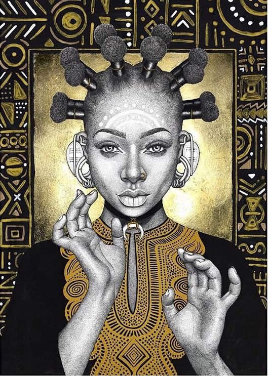 Black Love Art, Black Girl Art, Art Girl, African American Art, African ...