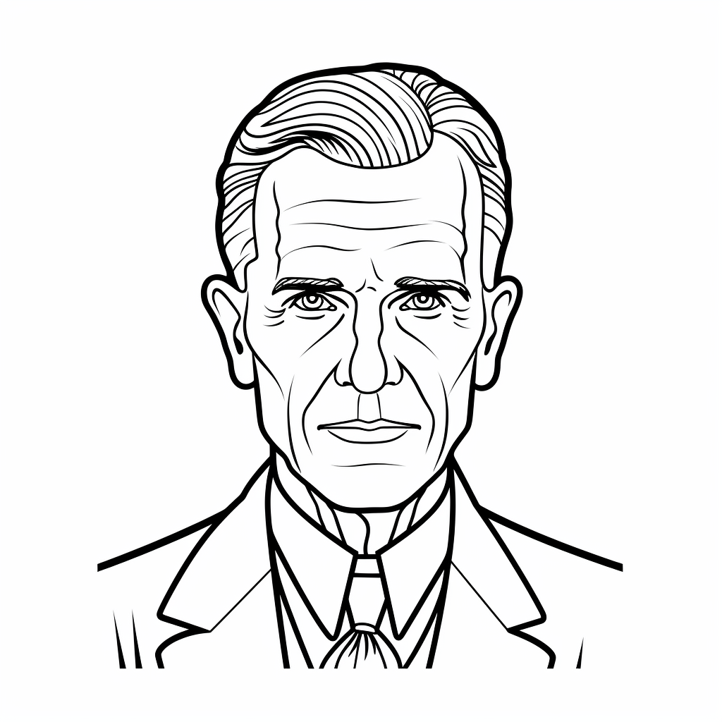 Henry Ford Coloring Page for Kids | Free Printable | Henry ford, Cool ...