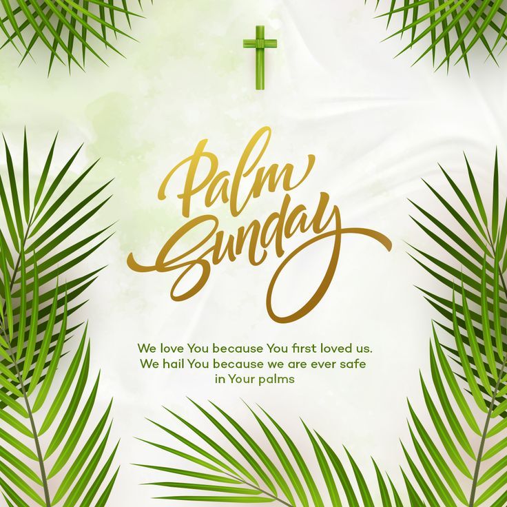 Palm Sunday | Graphic design flyer, Creative graphic design, Palm sunday image.