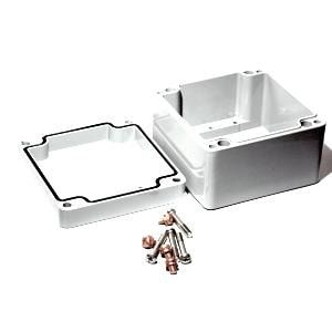 Electrical Enclosures HeavyDutyAlum/wMount 4.8x2.4x4.8