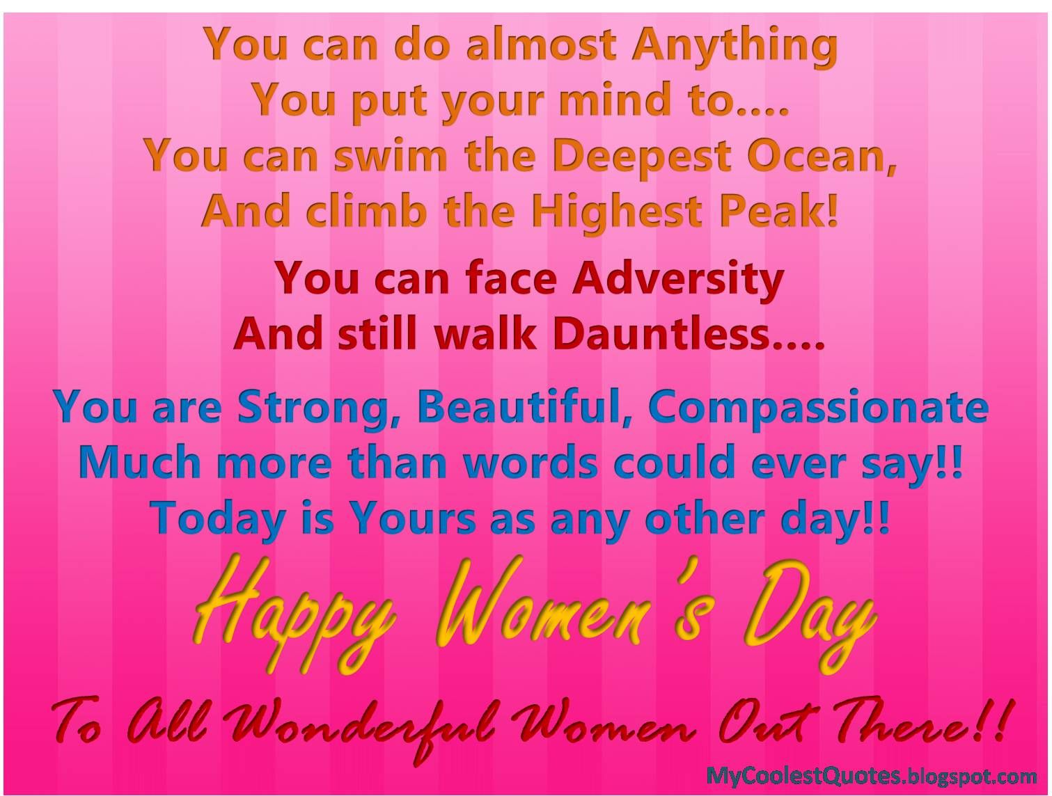 Happy Women S Day 2017 Quotes