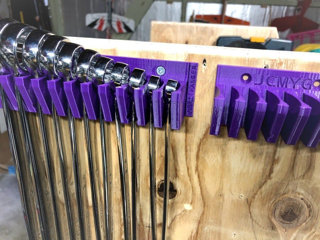 Wrench hanger / holder - wall mount by jcmygod - Thingiverse | 3d ...