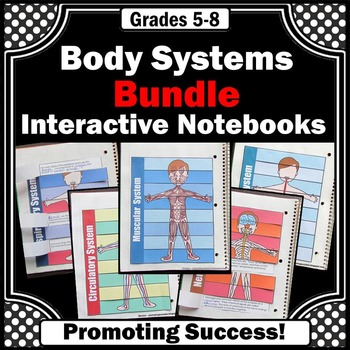 Human Body Systems Interactive Notebooks BUNDLE of Activities | TpT ...