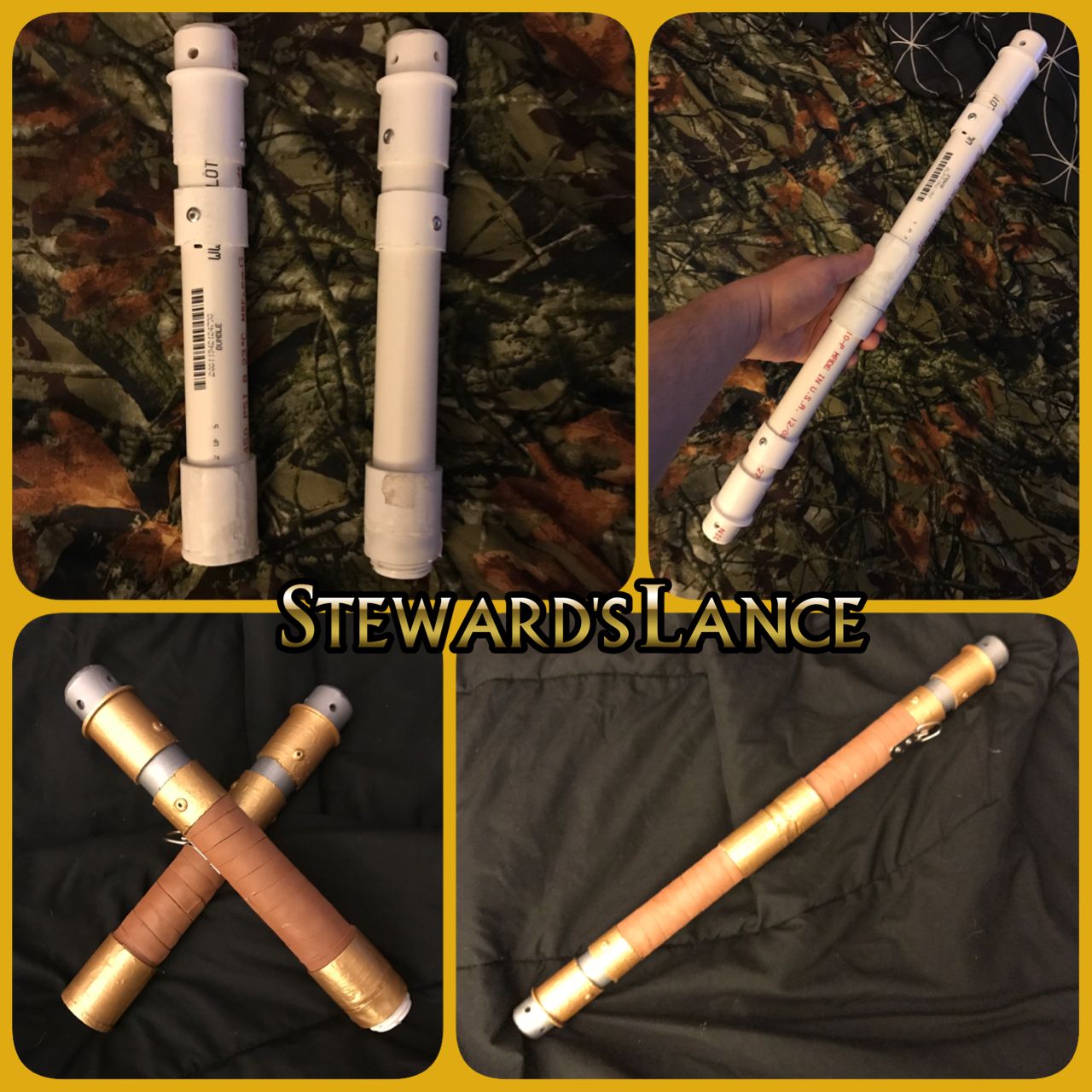 Based on the saber staffs used by the Jedi Temple Guards, 'Steward's ...