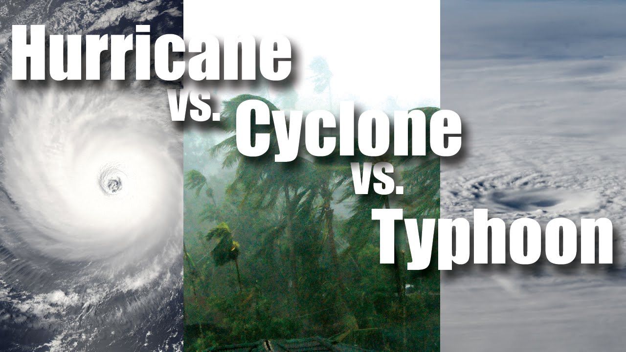 What is the difference between Cyclones, Typhoons & Hurricanes ...