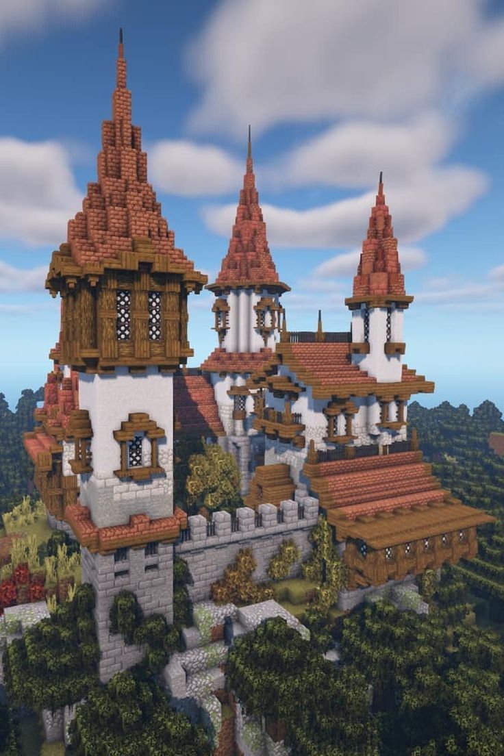 Minecraft Building Ideas | Medieval Fortified Manor | Minecraft castle ...