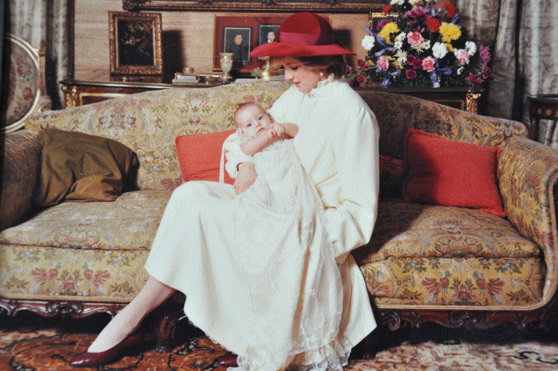 Princess Diana, pictured at Eaton Hall, with her goddaughter Lady ...