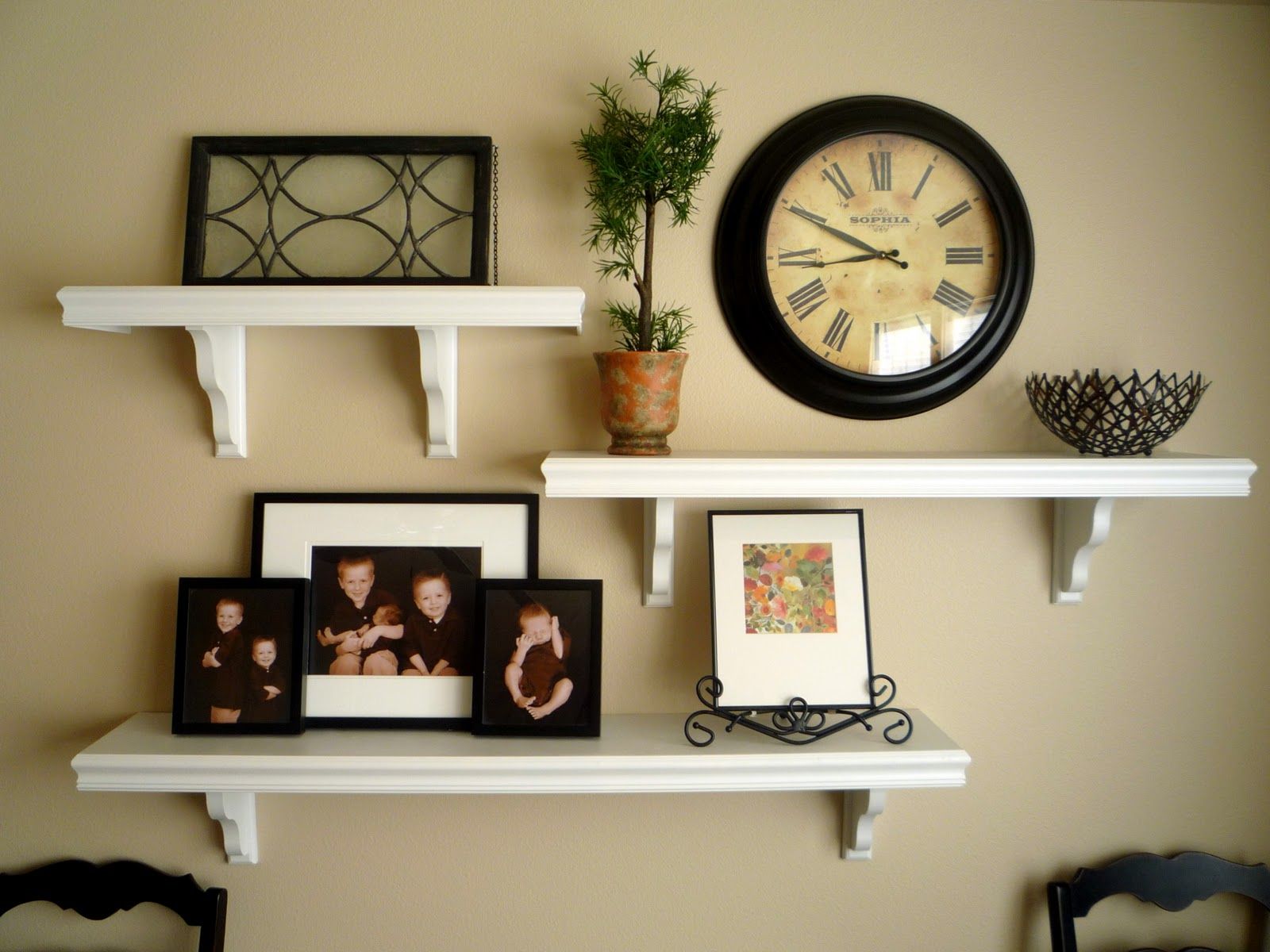 Shelves Floating shelves living room, Wall shelves living room, Wall