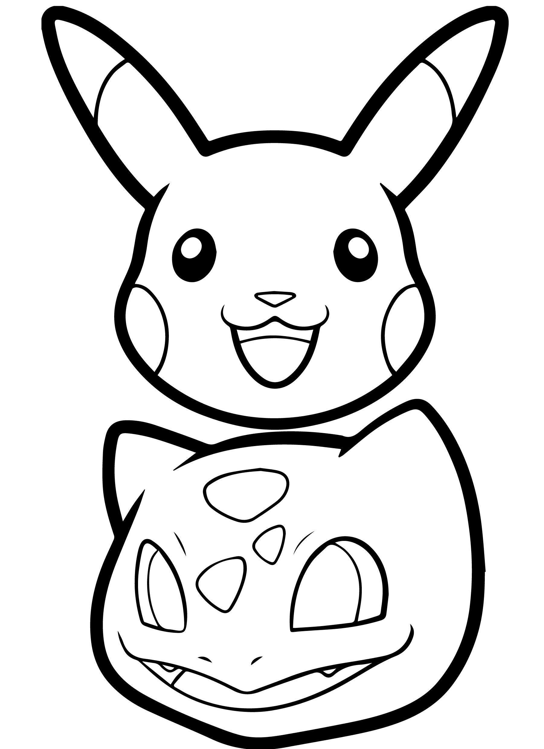 Pokemon Coloring Sheets, Pikachu Coloring Page, Minions Coloring Pages ...