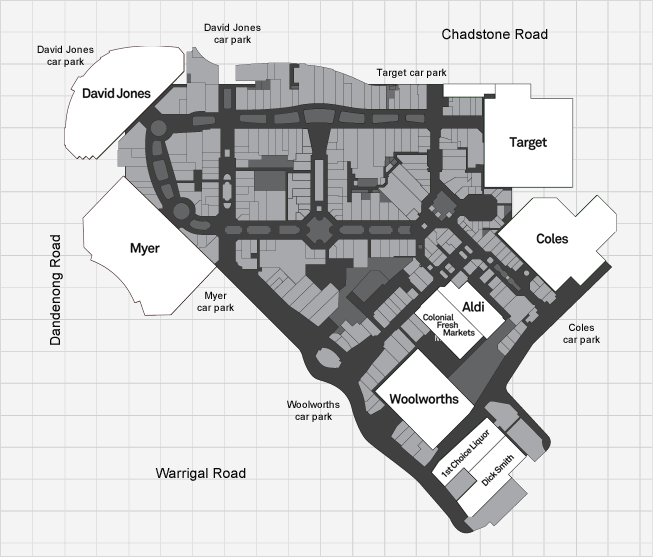 map of chadstone shopping centre Chadstone Shopping Foodcourt Ground Level Map How To Level map of chadstone shopping centre