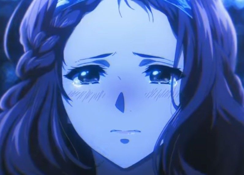 Anime crying