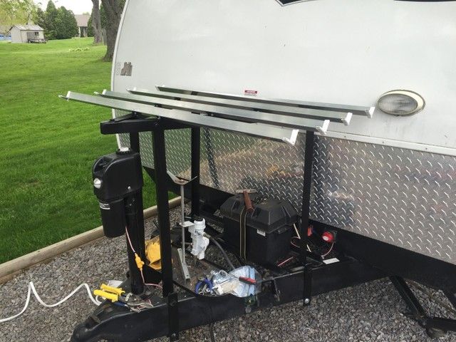 A nifty way to use your camper as a bike rack | Bike rack, Best caravan ...