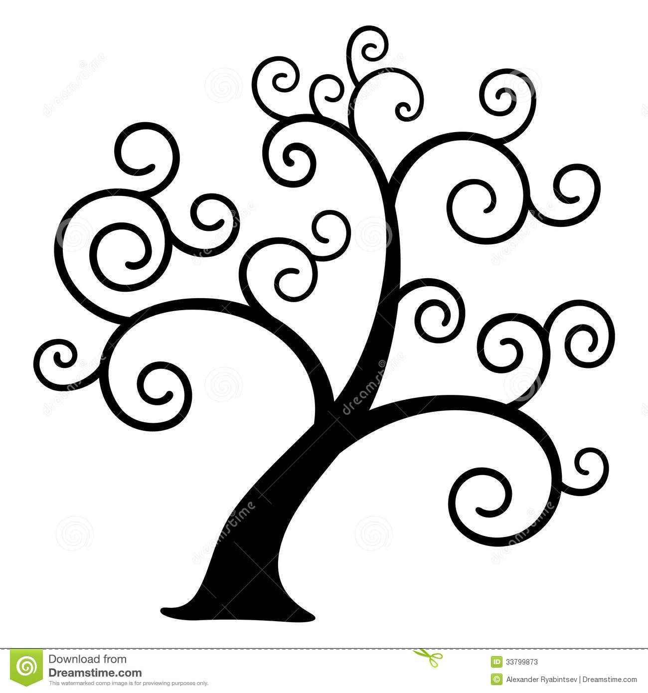 Black Swirl Fantasy Silhouette Stock Photos, Images, & Pictures ...