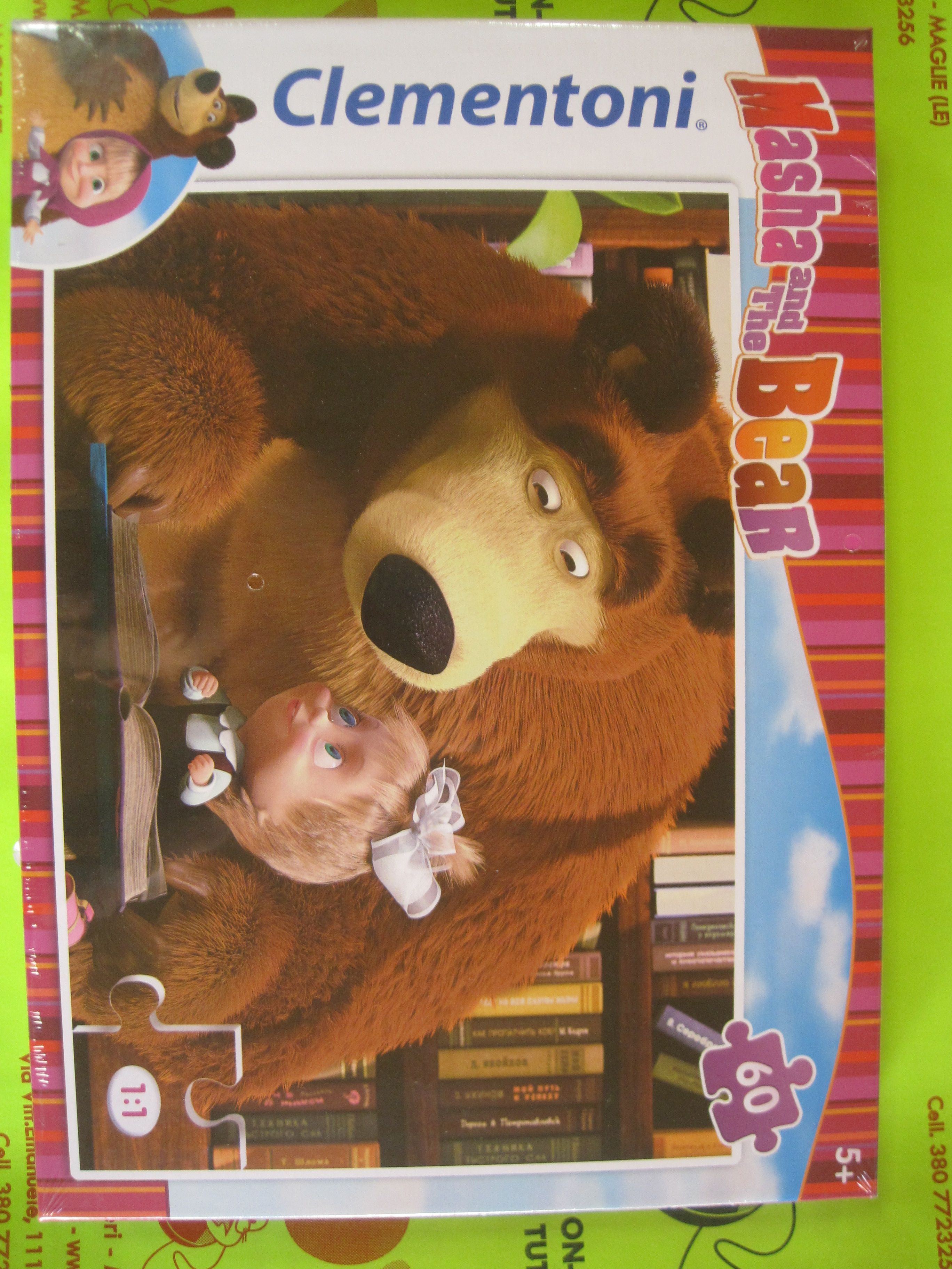 Puzzle 60 pezzi Masha and the Bear Masha And The Bear, Puzzle, Official ...