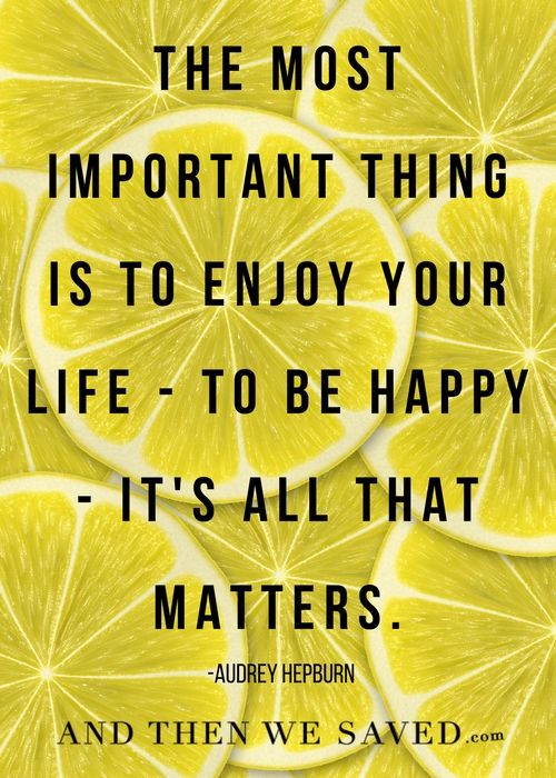 Happiness Is The Most Important Thing In Life Quotes