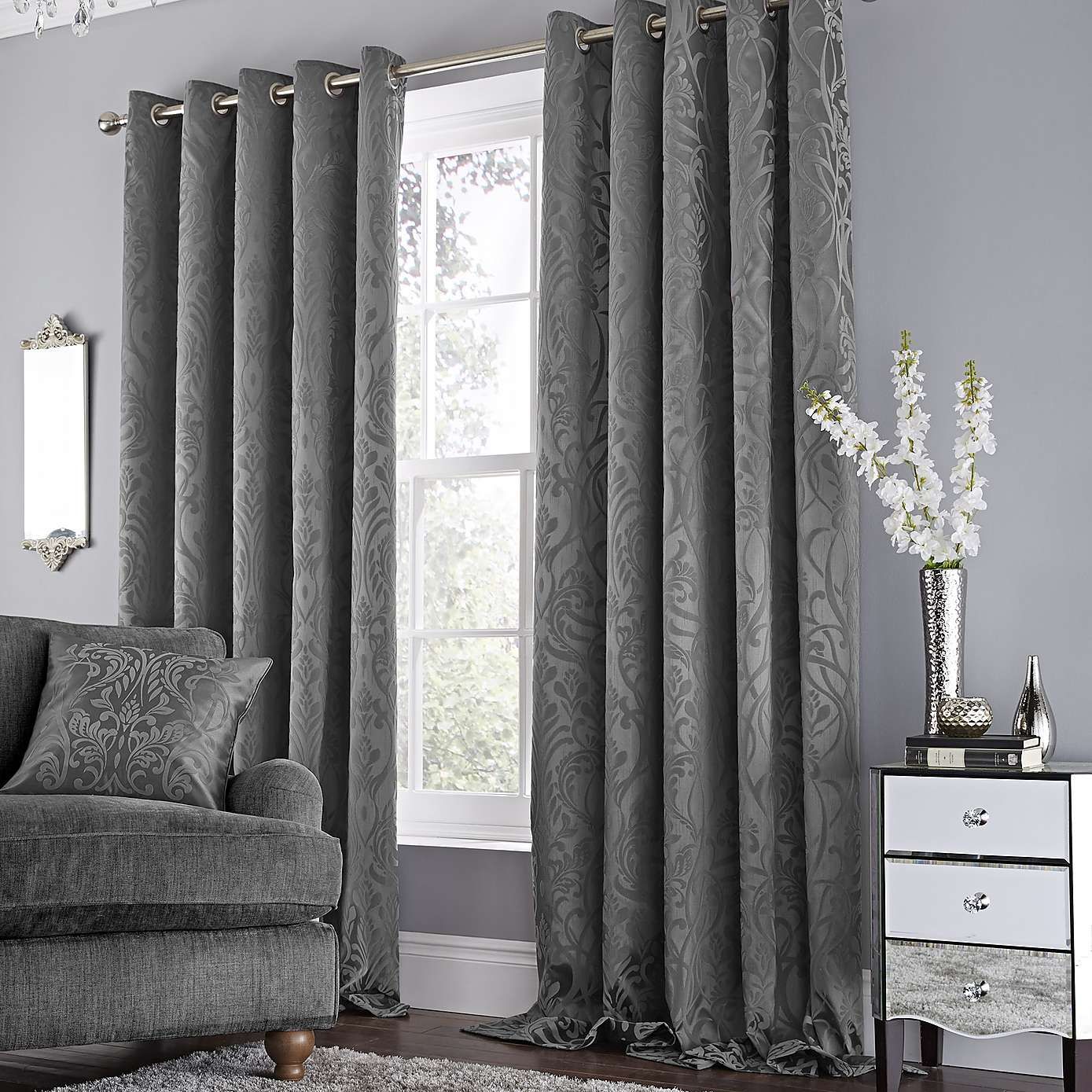 10+ Gray Living Room Curtains