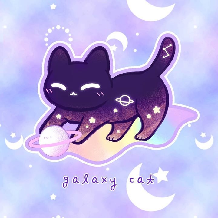 /ᐠꞈᐟ\ Galaxy Cat, Kawaii Doodles, Kawaii Cat, Ellis, Disney Characters ...