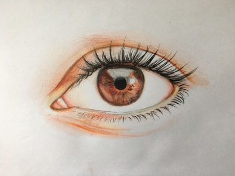 How to Draw an Eye in Colored Pencil (with Pictures) - wikiHow | Eye ...