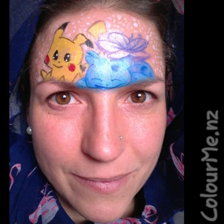 Pokemon Facepainting by www.colourme.nz #InspirationToPaint # ...