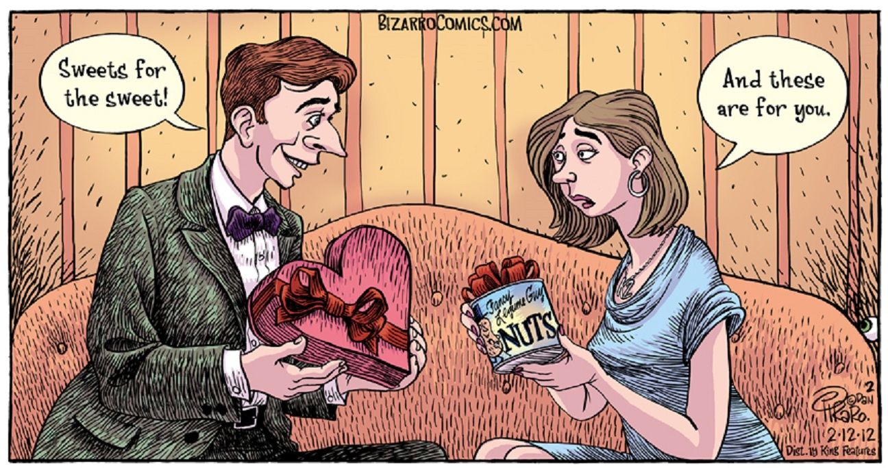 Bizarro | Happy valentines day quotes humor, Funny valentines day ...