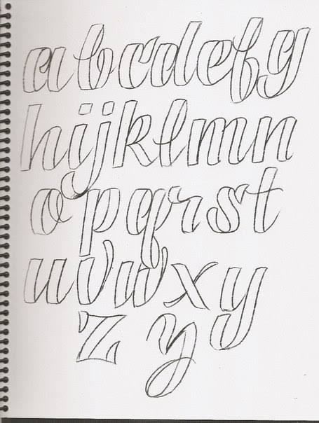 Caligrafía, abecedarios | Lettering alphabet, Bullet journal font ...