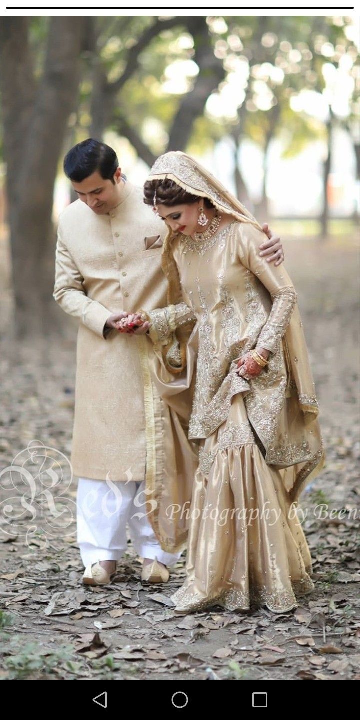 Nikah couple | Couple wedding dress, Pakistani bridal wear, Latest ...