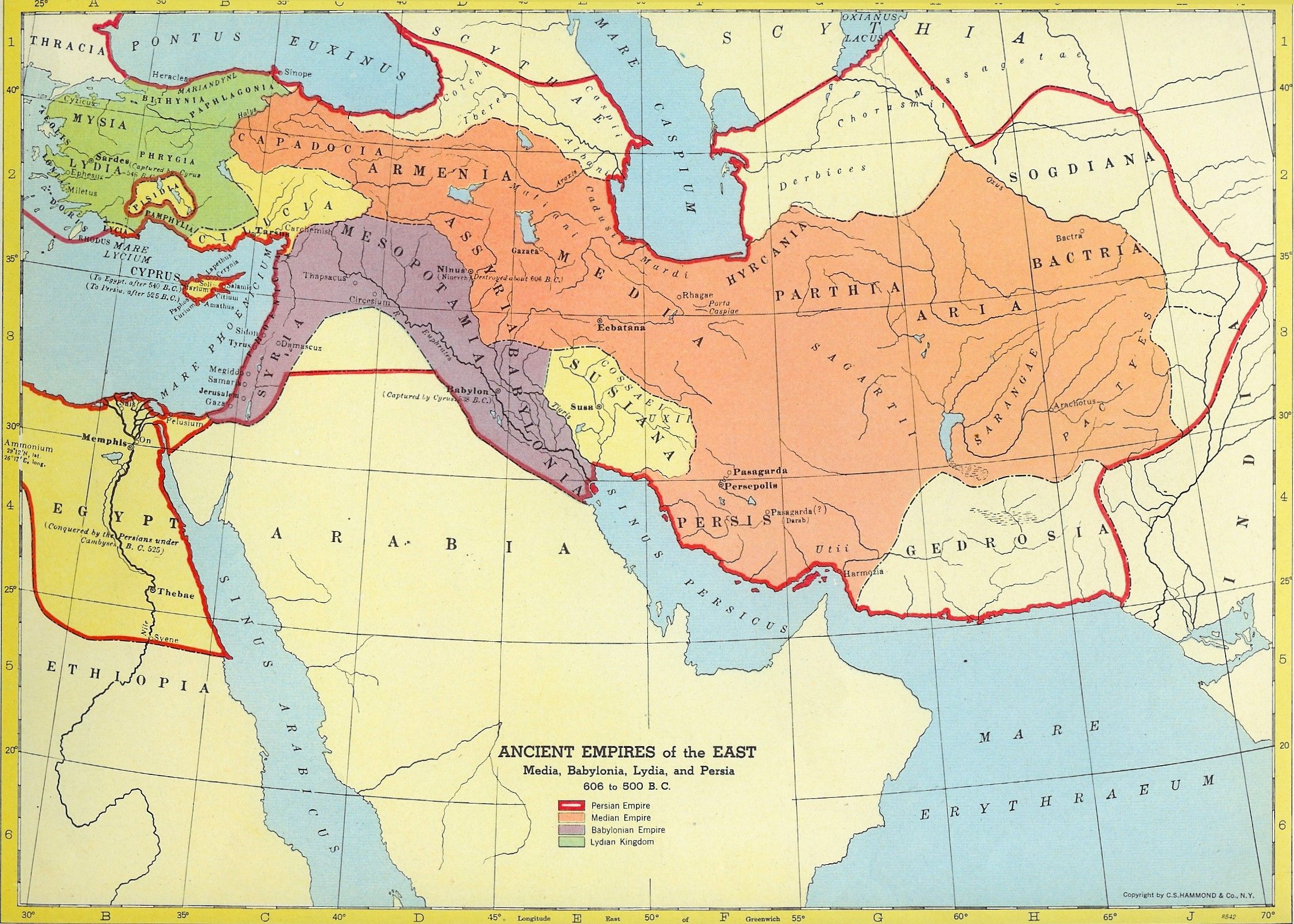 Map Of Ancient Empires