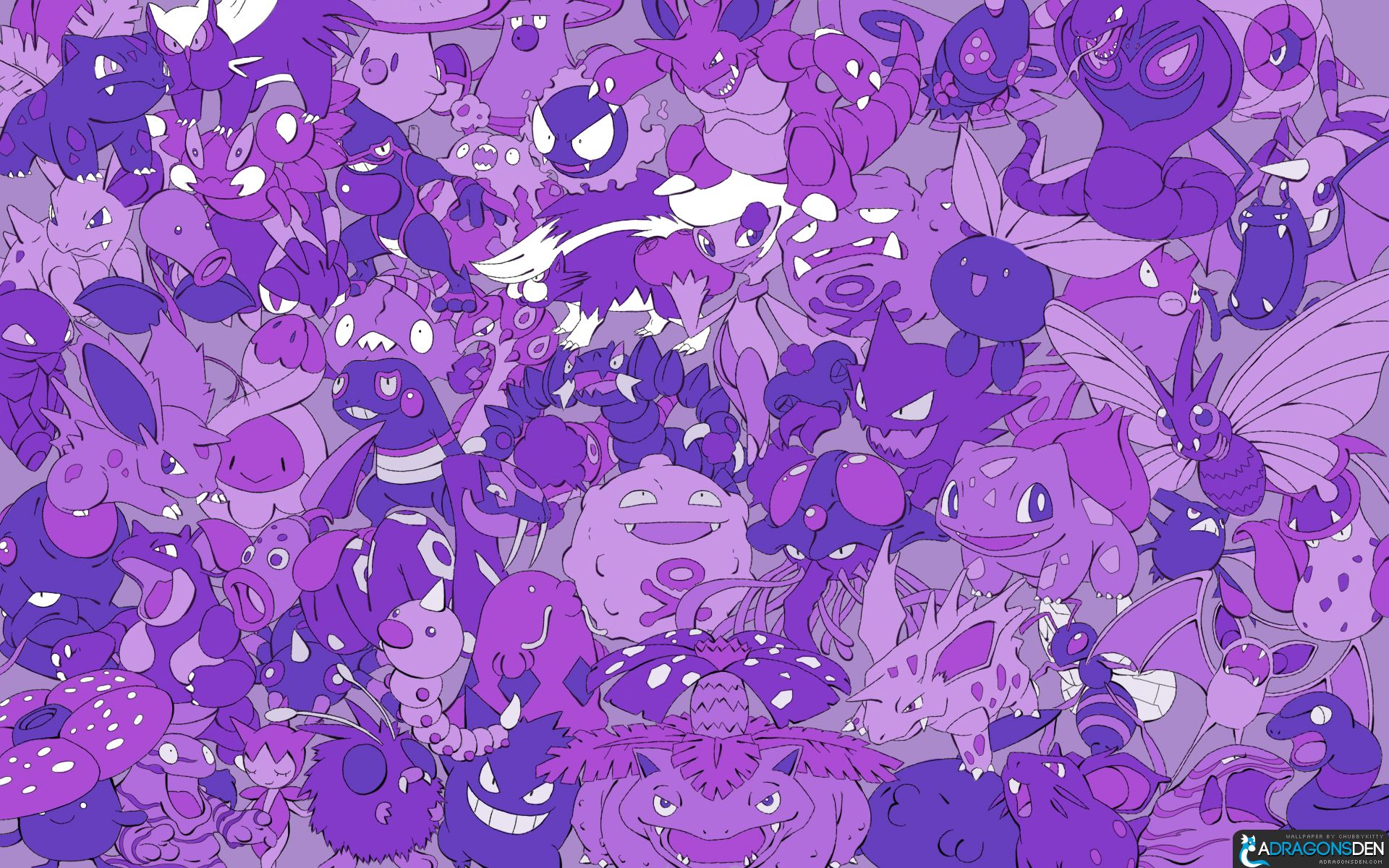 Download Pokemon Wallpaper: Every Poison Pokemon! (1920x1200) | Pokemon ...