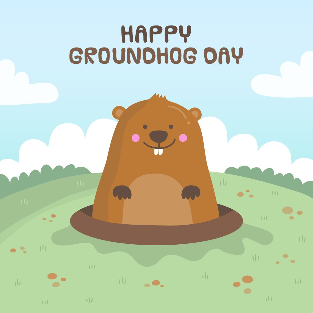 Discover Web Solutions, LLC in 2020 | Happy groundhog day, Vector free ...