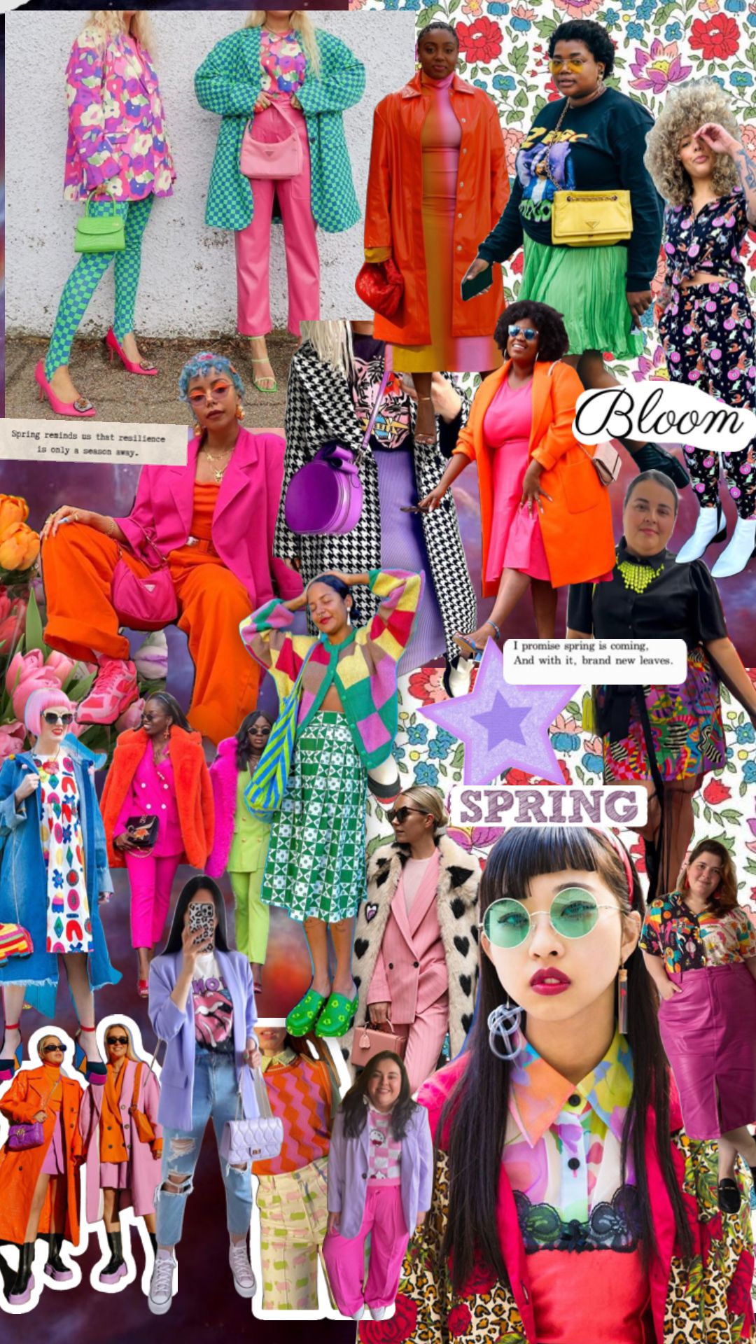 Maximalist Spring Style Inspiration: Colorful Outfit Ideas