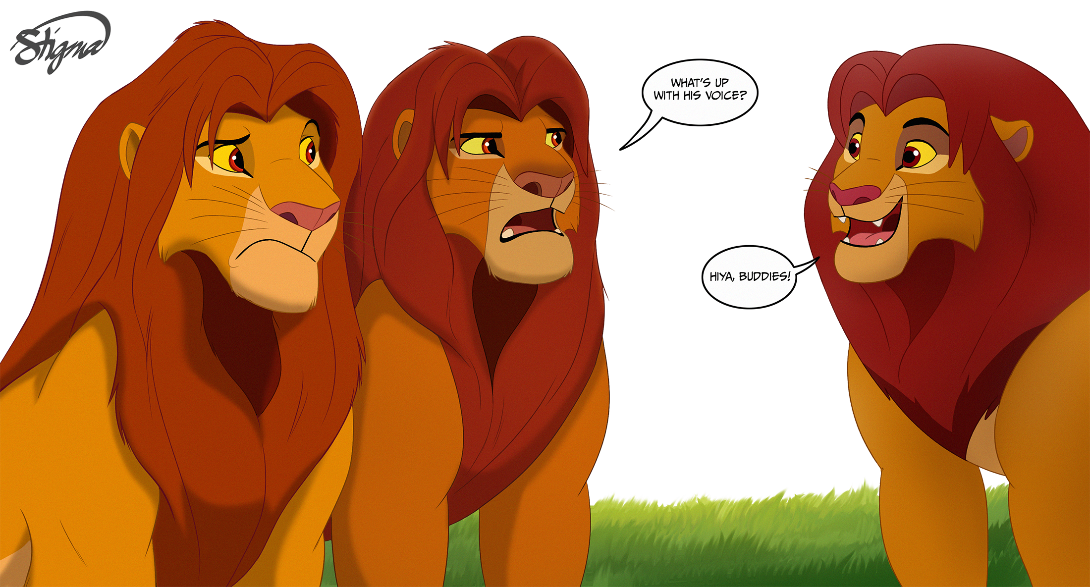 Lion King Simba Vs Scar