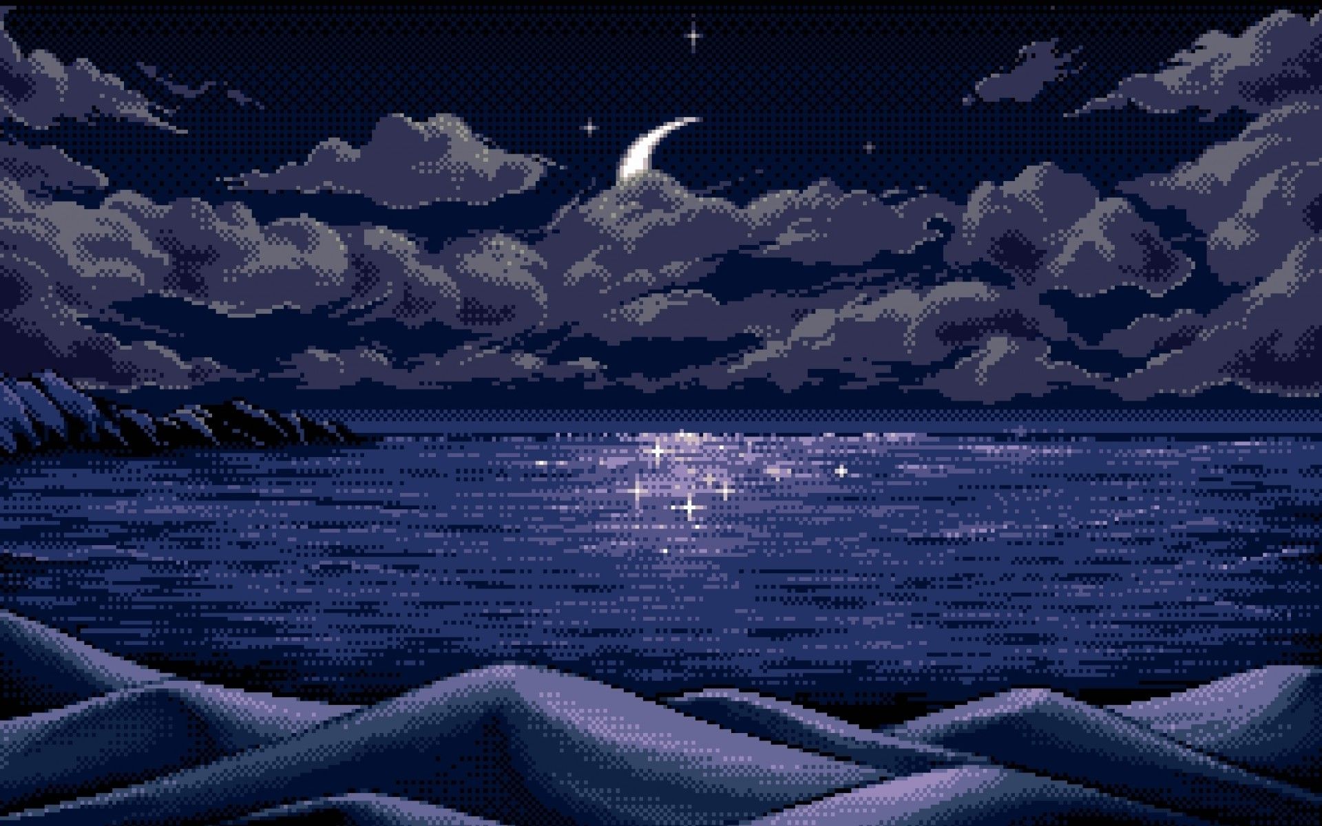 Sea Monster Pixel Art