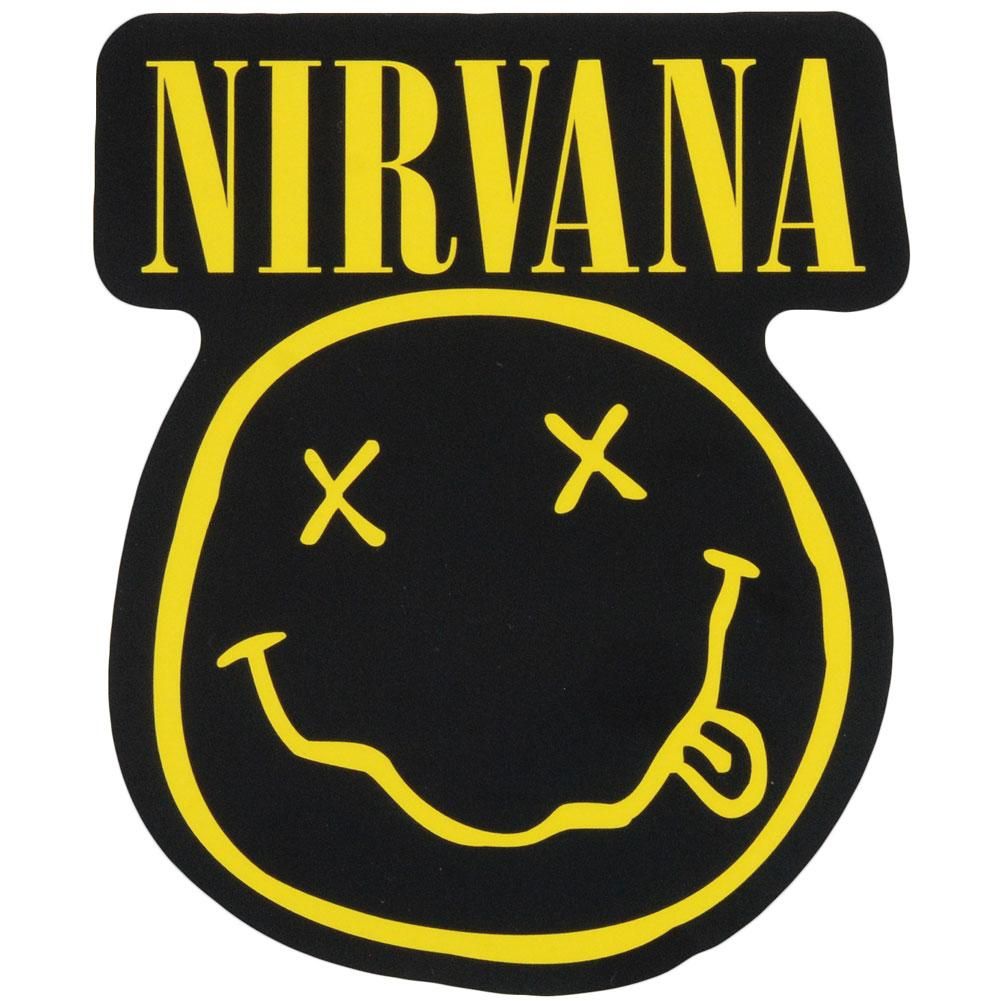 Die Cut Smiley Face Logo Logo Nirvana, Nirvana T Shirts, Logos Rock ...