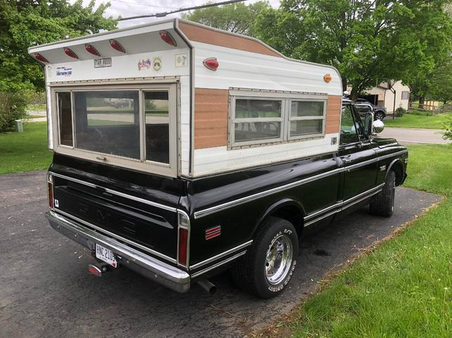 Slide In Truck Campers, Cargo Trailer Camper, Old Campers, Homemade ...