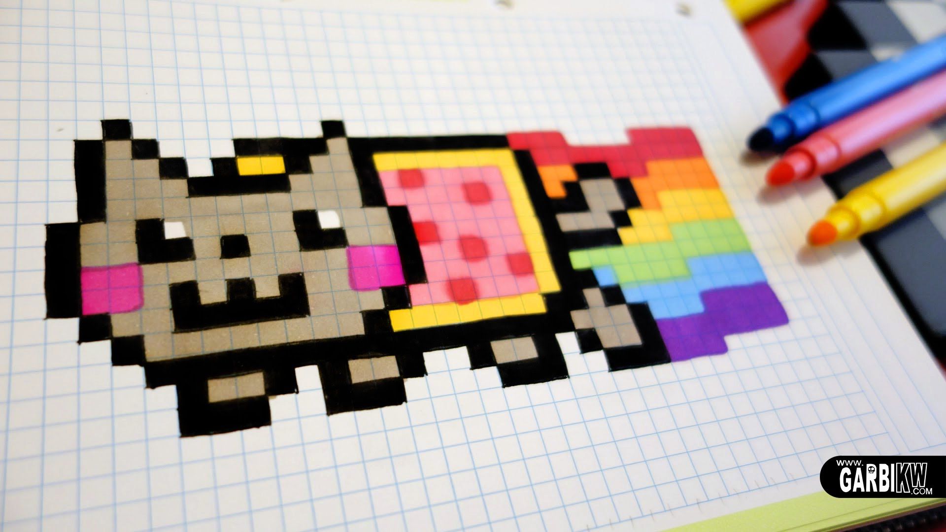 Handmade Pixel Art How To Draw A Grumpy Cat Pixelart - vrogue.co