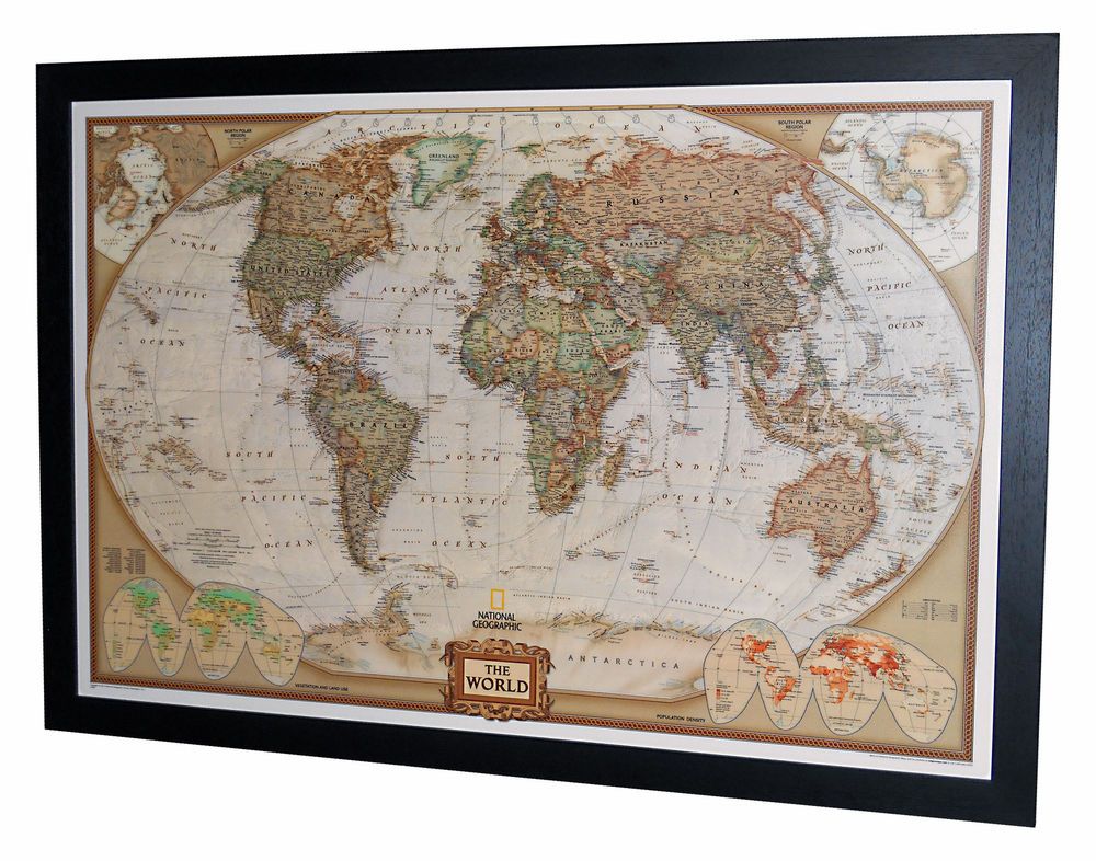 The Beauty Of Framed World Map Posters: A Must-Have For Every Home In ...